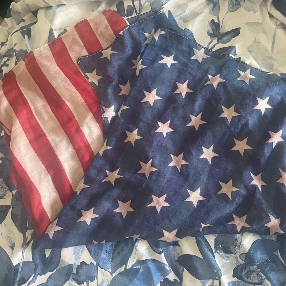 American flag scarf